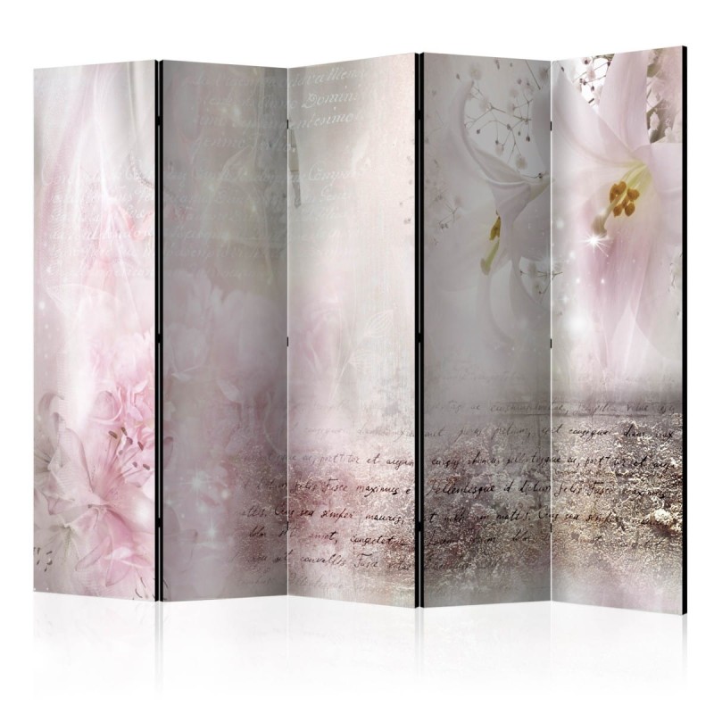 Parawan 5-częściowy - Delikatne lilie II [Room Dividers]