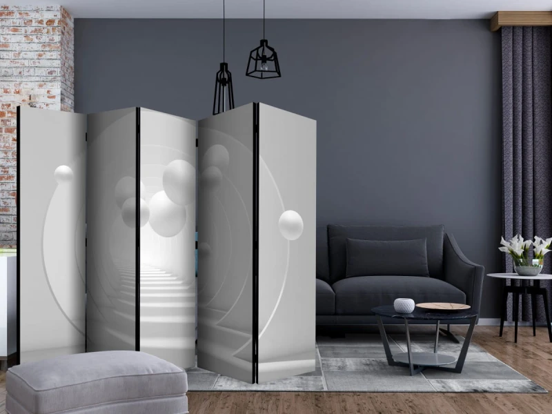 Parawan 5-częściowy - Tunel 3D II [Room Dividers]