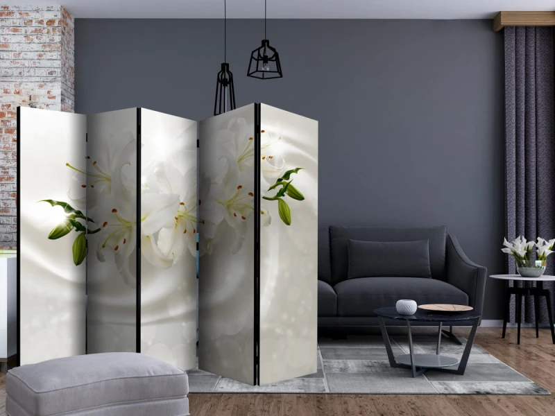 Parawan 5-częściowy - Romantyczny blask II [Room Dividers]