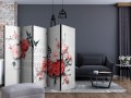 Parawan 5-częściowy - Romantyczny dom II [Room Dividers]