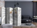 Parawan 5-częściowy - Królewska biel II [Room Dividers]