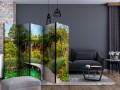 Parawan 5-częściowy - Zielona oaza II [Room Dividers]