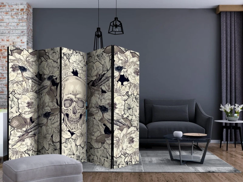 Parawan 5-częściowy - Zainspirowane secesją II [Room Dividers]