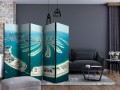 Parawan 5-częściowy - Dubaj: Wyspa Palmowa II [Room Dividers]