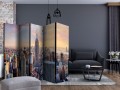 Parawan 5-częściowy - Słoneczna metropolia II [Room Dividers]