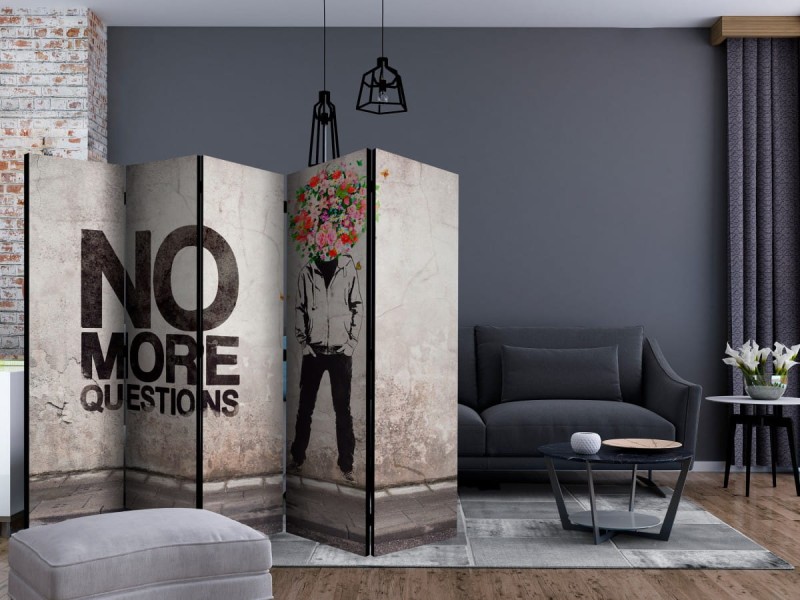 Parawan 5-częściowy - No more questions II [Room Dividers]