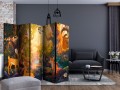 Parawan 5-częściowy - Zwierzątka w lesie II [Room Dividers]