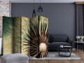 Parawan 5-częściowy - Focus on dandelion II [Room Dividers]