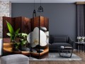 Parawan 5-częściowy - świątynia  zen II [Room Dividers]