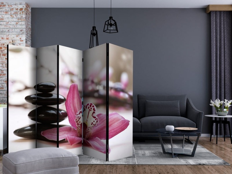 Parawan 5-częściowy - Relaxation and Wellness II [Room Dividers]