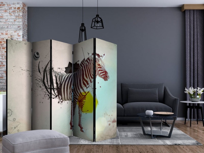 Parawan 5-częściowy - W dysharmonii z naturą II [Room Dividers]