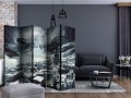 Parawan 5-częściowy - Zima w Rydze II [Room Dividers]