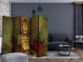 Parawan 5-częściowy - Złoty Budda II [Room Dividers]