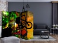 Parawan 5-częściowy - Rowerowe ewolucje II [Room Dividers]