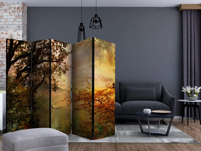 Parawan 5-częściowy - Painted autumn II [Room Dividers]