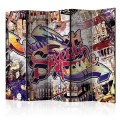 Parawan 5-częściowy - Odjazdowe graffiti II [Room Dividers]