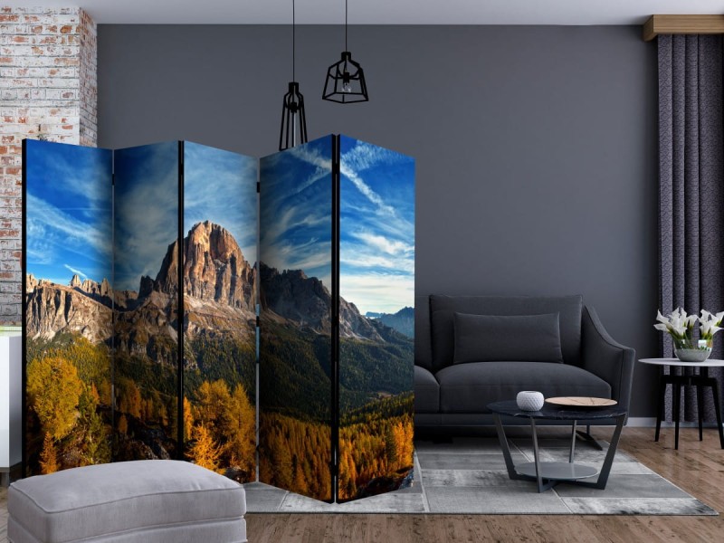 Parawan 5-częściowy - Widok panoramiczny na włoskie Dolomity II [Room Dividers]