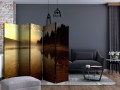 Parawan 5-częściowy - Las i jezioro II [Room Dividers]