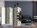 Parawan 5-częściowy - Dmuchawiec z bliska II [Room Dividers]