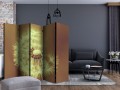 Parawan 5-częściowy - dmuchawiec (sepia) II [Room Dividers]