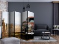 Parawan 5-częściowy - Dwa stare amerykańskie wozy II [Room Dividers]