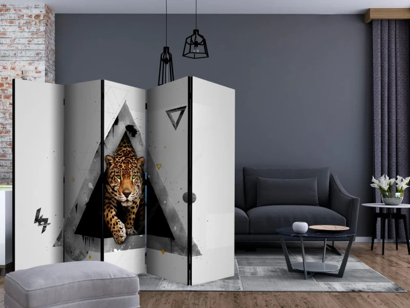 Parawan 5-częściowy - Dzika abstrakcja II [Room Dividers]