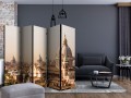 Parawan 5-częściowy - Rzym - widok z lotu ptaka II [Room Dividers]