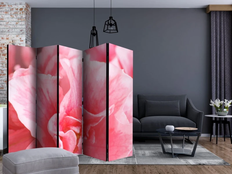 Parawan 5-częściowy - Różowe kwiaty azalii II [Room Dividers]