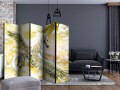 Parawan 5-częściowy - Pegaz (żółty) II [Room Dividers]