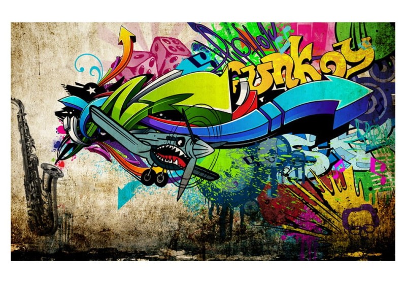 Fototapeta samoprzylepna - Funky - graffiti