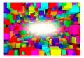 Fototapeta samoprzylepna - Światło w geometrii koloru