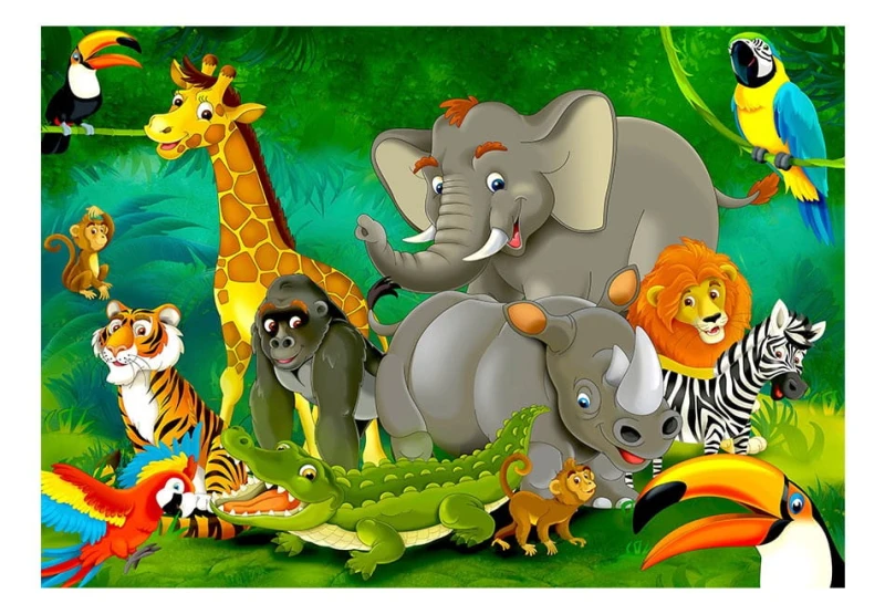 Fototapeta samoprzylepna - Kolorowe safari