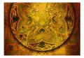Fototapeta samoprzylepna - Mandala: Złoty poemat