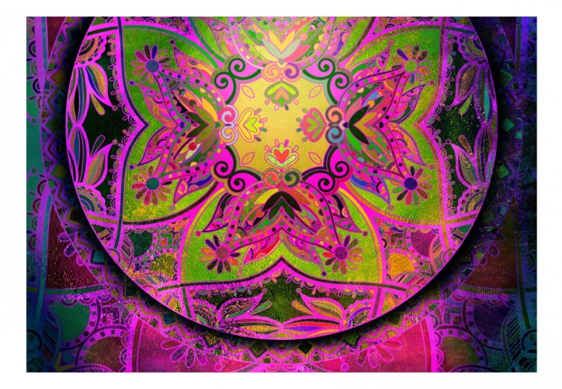 Fototapeta samoprzylepna - Mandala: Różowa ekspresja