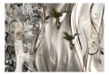 Fototapeta samoprzylepna - Kolibry na fali (brązowy)