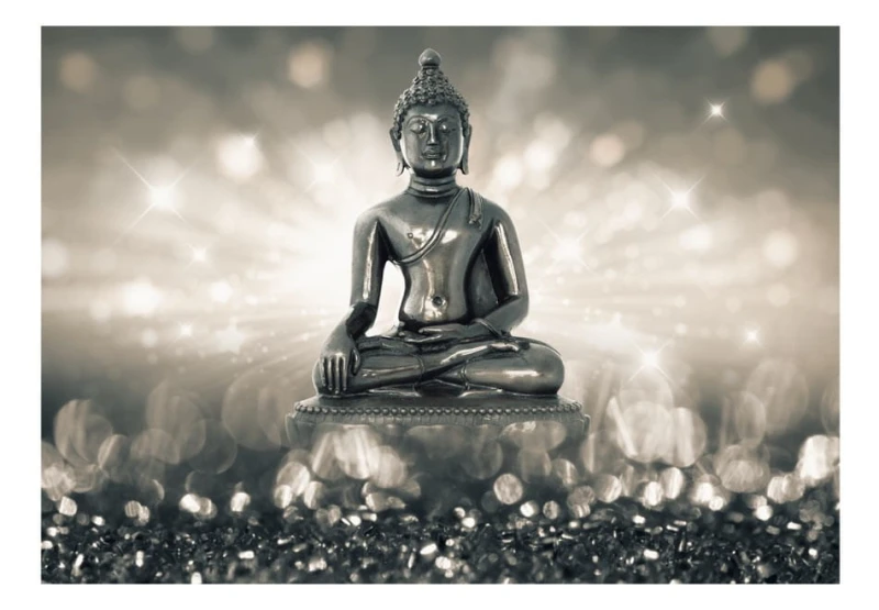 Fototapeta samoprzylepna - Srebrny Budda