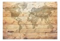 Fototapeta samoprzylepna - Mapa na deskach