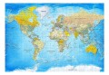 Fototapeta samoprzylepna - Klasyczna mapa świata
