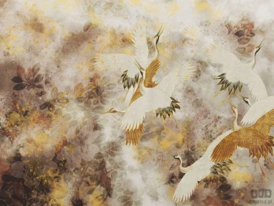 Fototapeta Beige Tsuru