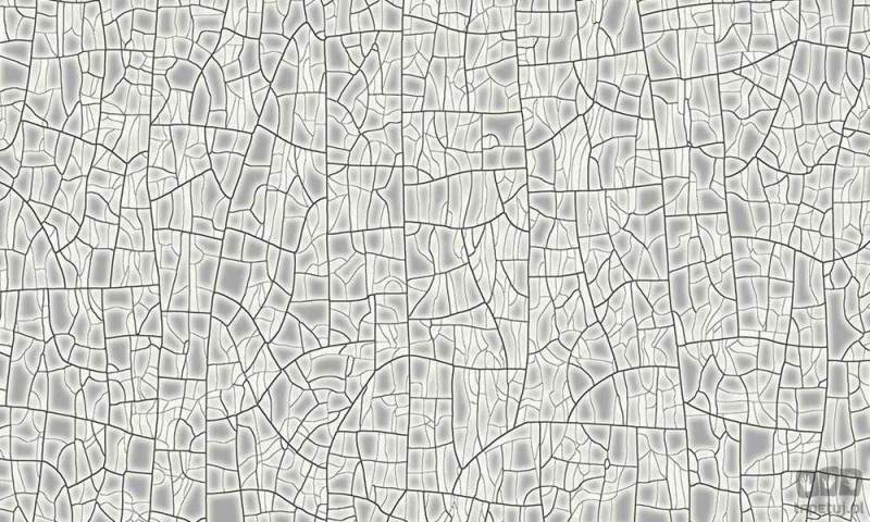 Szara tapeta z ceramicznym efektem