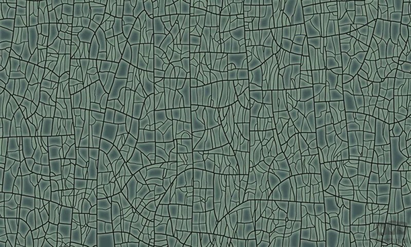 Zielona tapeta z ceramicznym efektem