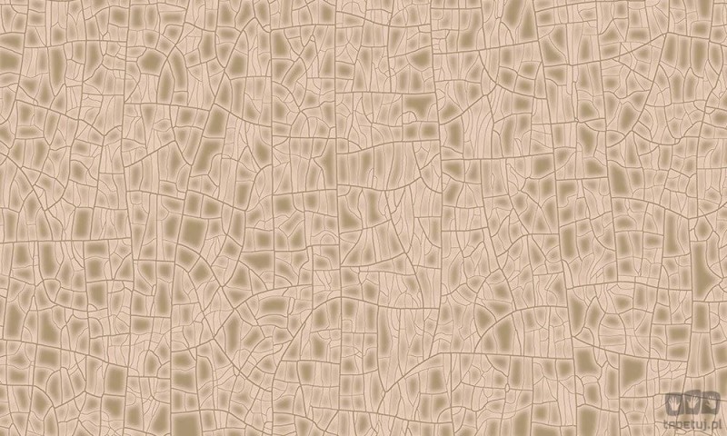 Kremowa tapeta z ceramicznym efektem