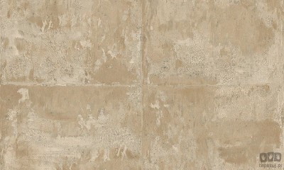 Złota tapeta z efektem betonowych kafli