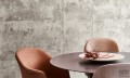 Szara tapeta z efektem betonowych kafli