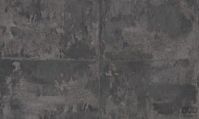 Czarna tapeta z efektem betonowych kafli