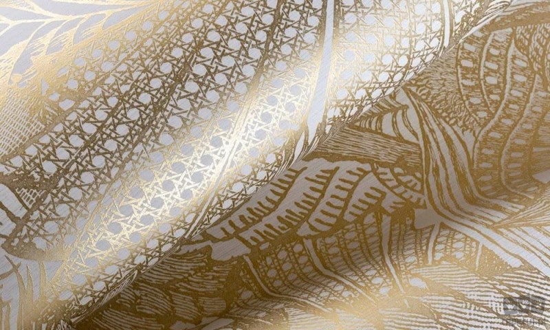 Tapeta z artystycznym wzorem z ozdobną fakturą