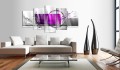 Obraz na szkle akrylowym - Purpurowa ekspresja [Glass]