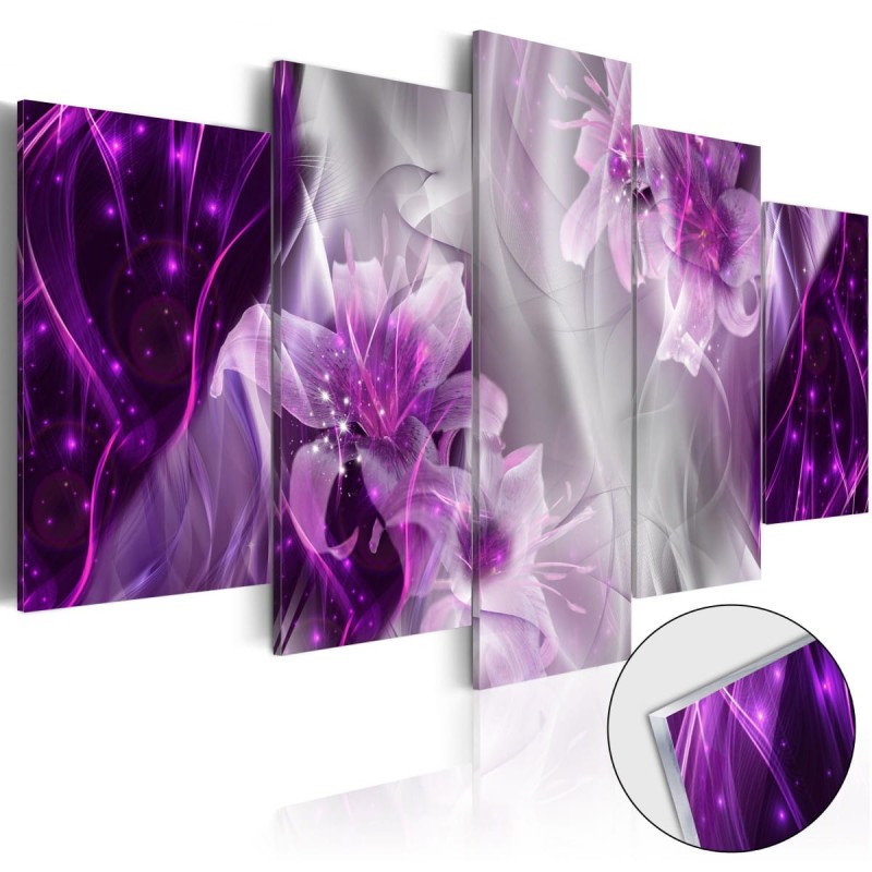 Obraz na szkle akrylowym - Purpurowa utopia [Glass]