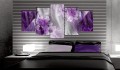 Obraz na szkle akrylowym - Purpurowa utopia [Glass]