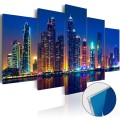 Obraz na szkle akrylowym - Noce w Dubaju [Glass]